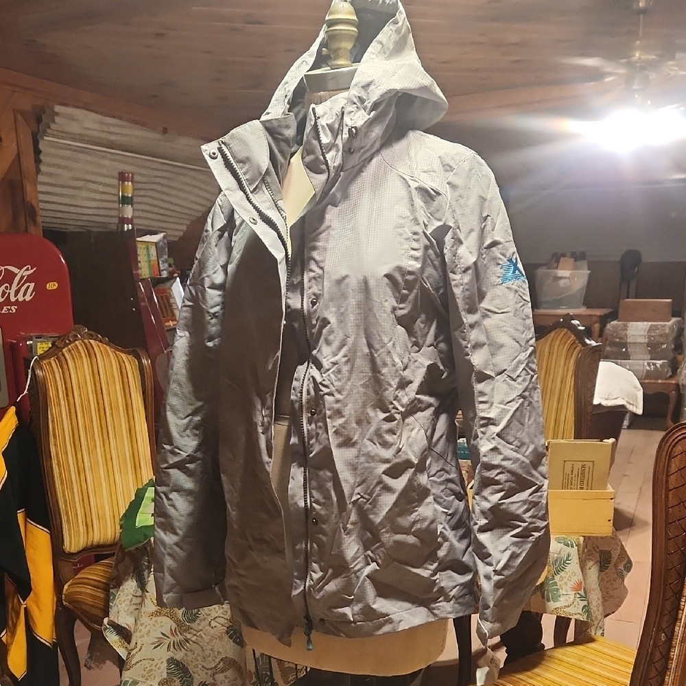 Gray Hooded Jacket